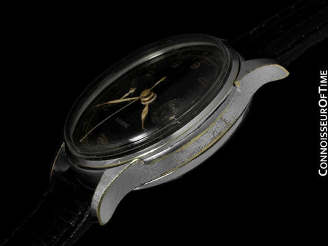 1940's Tudor (Rolex) Vintage Mens Art Deco Small Rose Dress Watch, Ref. 746 - Stainless Steel