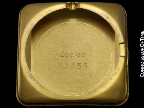 1955 Zodiac Rotographic Vintage Automatic Watch - Army / Navy College Football Game - 14K Gold
