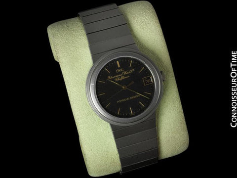 IWC for Porsche Design Vintage Mens Midsize Watch - Titanium with 18K Gold Accents