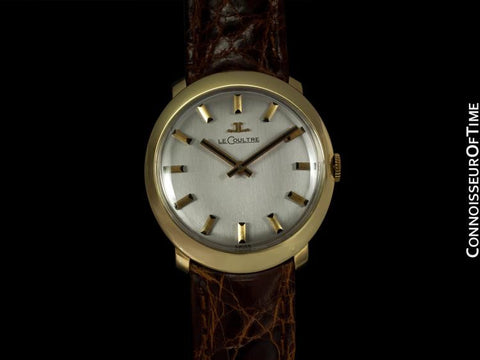 1972 Jaeger-LeCoultre Vintage Mens Retro Watch - 14K Gold