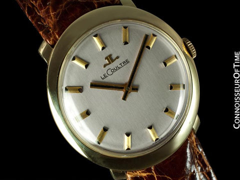 1972 Jaeger-LeCoultre Vintage Mens Retro Watch - 14K Gold