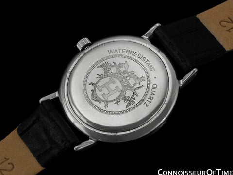Hermes Meteore Ladies Watch - Stainless Steel & Solid 18K Gold