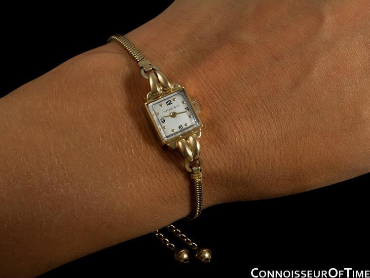 Cocktail Watch Vintage Movado Women's Watches 1950's Tiffany
