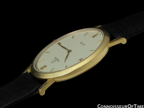 Omega De Ville Mens Midsize Dress Watch - 18K Gold