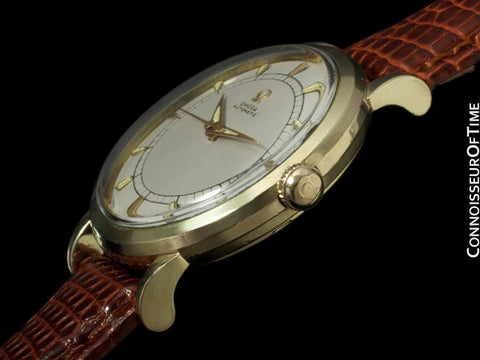 1954 Omega Vintage Mens Mid Century Watch, Automatic, Waterproof - 14K Gold Filled