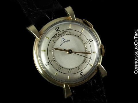 1951 Jaeger-LeCoultre Memovox Vintage Mens Reveil Wrist Alarm - 10K Gold Filled