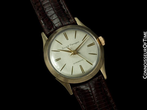 1950's Girard Perregaux Gyromatic Vintage Mens Midsize 31mm - 10K Gold Filled & Stainless Steel
