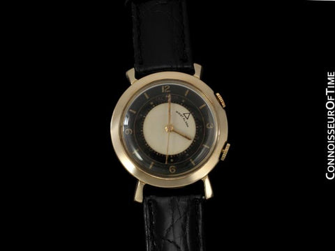 1954 Jaeger-LeCoultre Memovox Vintage Mens Reveil Wrist Alarm - 10K Gold Filled