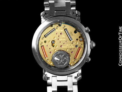 Hermes Ladies Clipper Chronograph Quartz Watch - Stainless Steel