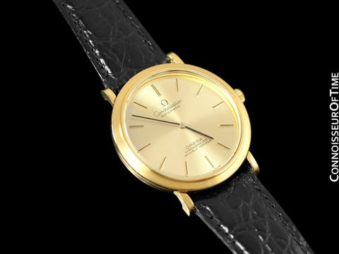 1970's Omega Constellation Mens Automatic Chronometer Watch - 18K Gold Plated & Stainless Steel