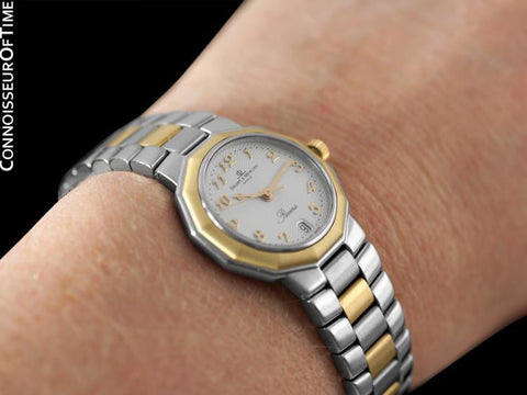 Baume & Mercier Ladies Riviera Two-Tone Watch - Stainless Steel and 18K Solid Gold