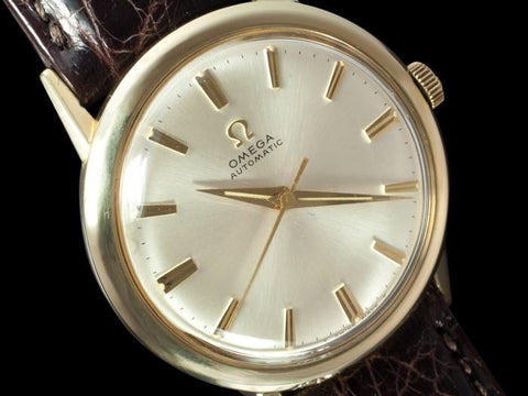 1969 Omega Vintage Mens Classic Automatic Watch - 10K Gold Filled & Stainless Steel