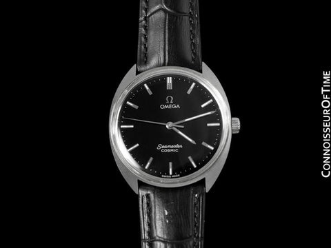 1969 Omega Vintage Mens Seamaster Cosmic Retro Handwound Watch - Stainless Steel