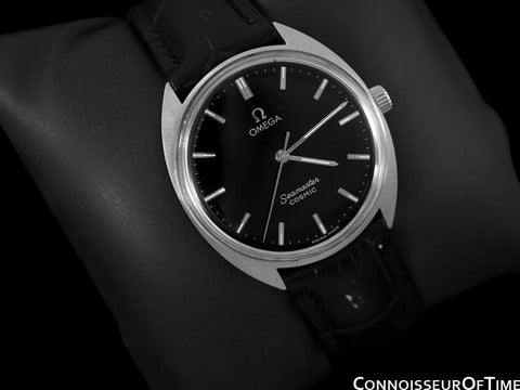 1969 Omega Vintage Mens Seamaster Cosmic Retro Handwound Watch - Stainless Steel