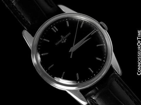 1950's Ulysse Nardin Vintage Mens Full Size Handwound Watch - Stainless Steel