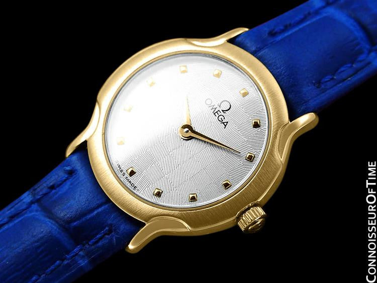 omega ladies dress watch Ladies Omega Dress Watch 1061 9ct Yellow Gold Silver Dial | Omega Watches