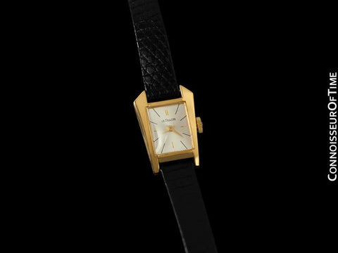 1957 Jaeger-LeCoultre Vintage Ladies Asymmetrical Watch Ref. 2416 - Gold Plated