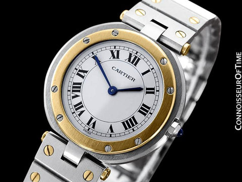 Cartier Santos Vendome Mens Midsize Watch - Stainless Steel & 18K Gold