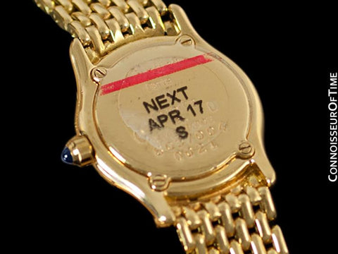 Cartier Victoria Ladies Mini Quartz Bracelet Watch - Solid 18K Gold