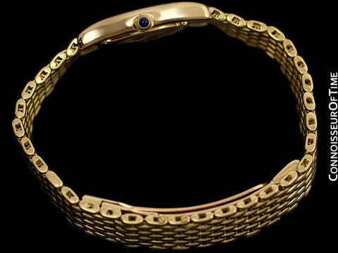 Cartier Victoria Ladies Mini Quartz Bracelet Watch - Solid 18K Gold