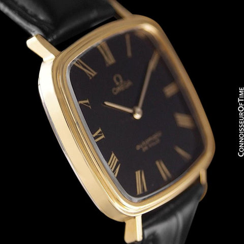 1974 Omega De Ville Mens Automatic Dress Watch - 18K Gold Plated Stainless Steel