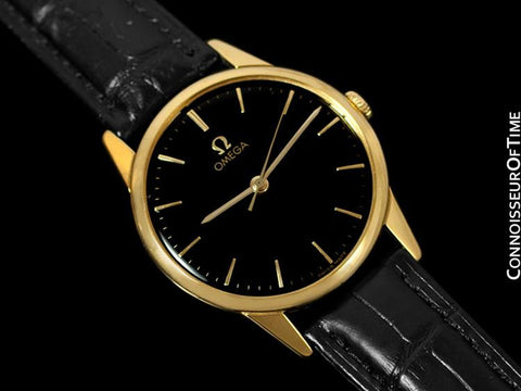 1961 Omega Classic Full Size Vintage Mens 30T2 Dress Watch - 18K Gold Plated