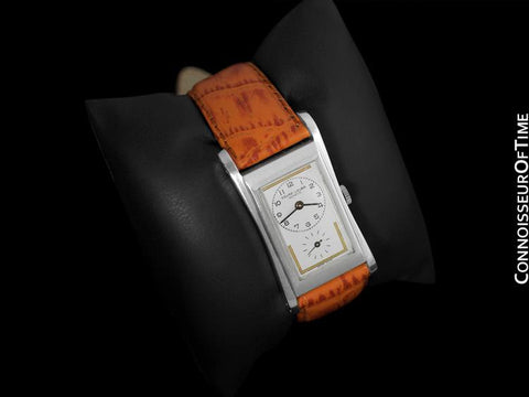 1930's Swiss Favre-Leuba Prince Brancard (Rolex) Style Mens Vintage Silver Watch - Doctor's Watch