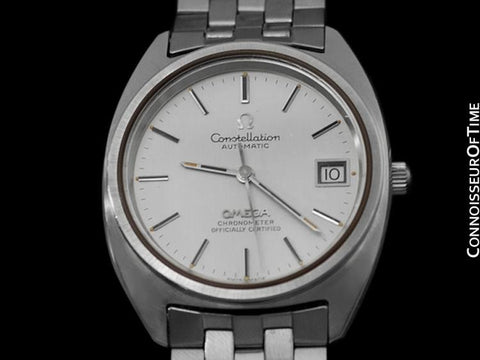 1973 Omega Constellation Vintage Mens Watch,  Automatic, Date - Stainless Steel