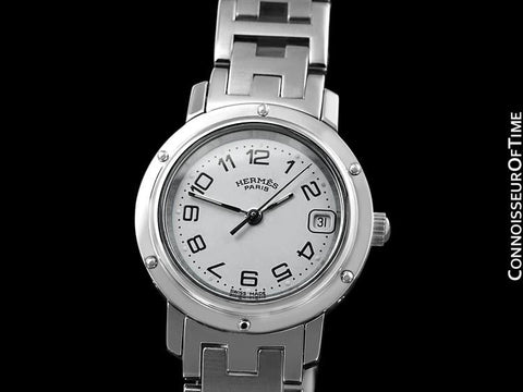 Hermes Clipepr Ladies Quartz Bracelet Watch - Stainless Steel