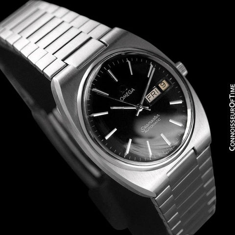 1978 Omega Seamaster Vintage Mens Bracelet Watch, Automatic, Day Date - Stainless Steel