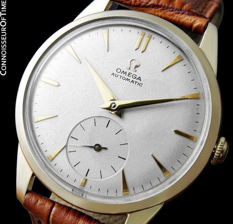 1956 Omega Vintage Mens Classic Mid Century Dress Watch, Automatic - 1 - Connoisseur of Time 1956 Omega Vintage Mens Classic Mid Century Dress Watch, Automatic - 1 - Connoisseur of Time