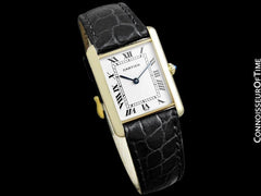 Cartier Ladies Tank Louis Quartz Watch - Solid 18K Gold - Connoisseur of  Time