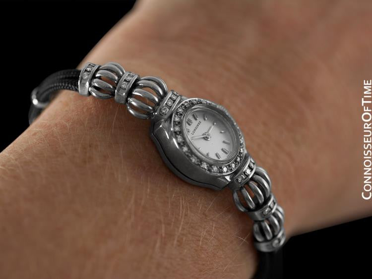 longines ladies dress watch Longines Rose Gold Square Ladies' Watch (1950)