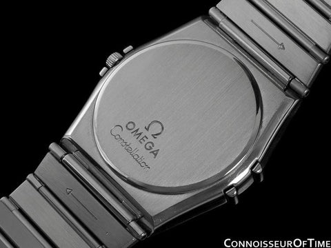 Omega Constellation Mens 35mm Watch, Quartz, Date - Brushed Stainless Steel