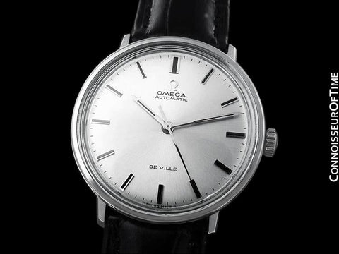 1960's Omega De Ville Full Size Mens Automatic Watch - Stainless Steel
