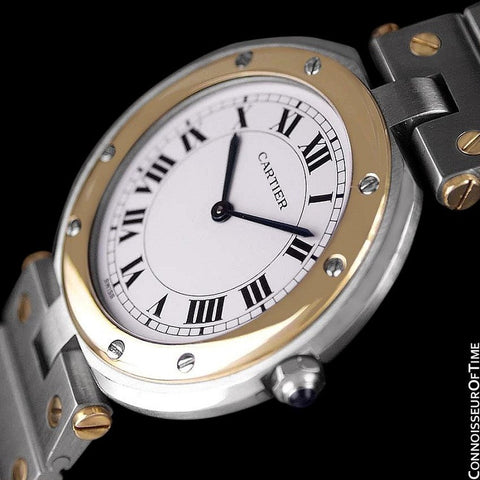 Cartier Santos Vendome Mens Midsize Watch - Stainless Steel & 18K Gold