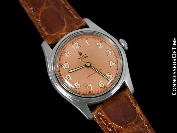1944 Rolex Oyster Vintage "Shock Resisting" Watch, Ref. 4461 / 4377 - Stainless Steel