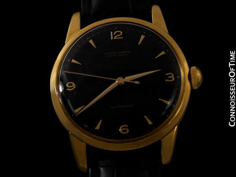 1960's Ulysse Nardin Vintage Mens Full Size 35mm Automatic Watch - Gold Plated & Stainless Steel