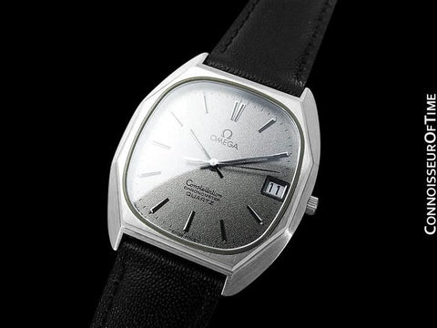 1970's Omega Constellation Chronometer Cool Vintage Mens Quartz Watch - Stainless Steel