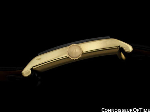 1933 Rolex Art Deco Vintage Mens Full Size Rectangular Watch - 14K Gold