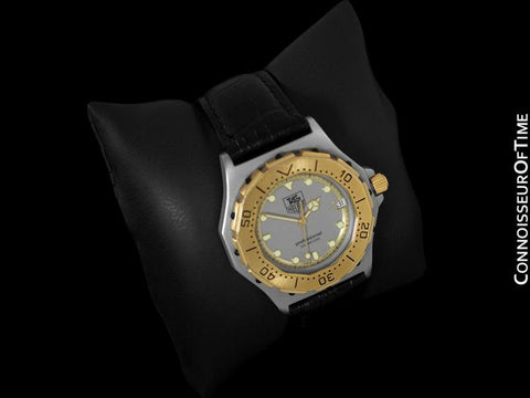 Tag Heuer 3000 Mens Full Size Quartz Divers Watch, 934.206 - Stainless Steel & 18K Gold Plated
