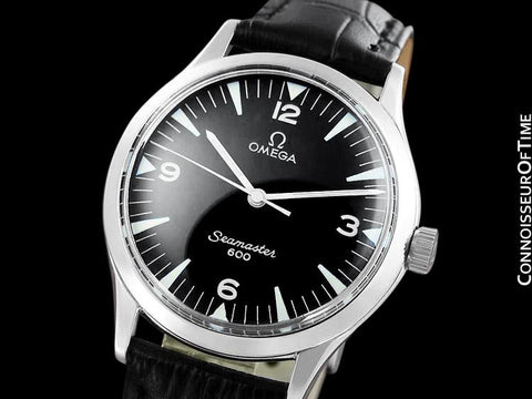 1962 Omega Vintage Mens Handwound Watch with Seamaster Style Dial - Stainless Steel