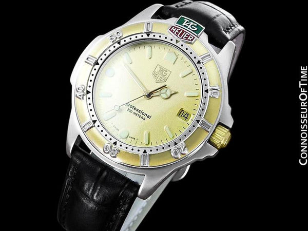 Tag Heuer Professional 2000 Mens Full Size Divers Watch - Stainless Steel & 18K Gold Plated