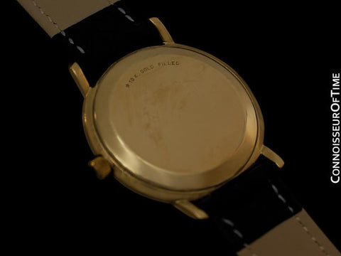 1978 Omega Seamaster De Ville Classic Vintage Mens Watch, 10K Gold Filled - Rare Pie Pan Dial