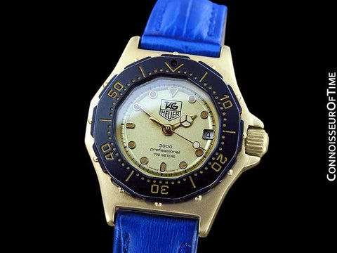 Tag Heuer 3000 Ladies Quartz Divers Watch - 18K Gold Plated & Stainless Steel
