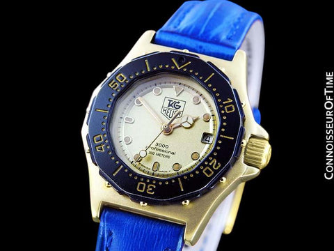 Tag Heuer 3000 Ladies Quartz Divers Watch - 18K Gold Plated & Stainless Steel