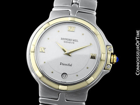 Raymond Weil Parsifal Mens Two-Tone Watch, Ref. 9188 - Stainless Steel & Solid 18K Gold