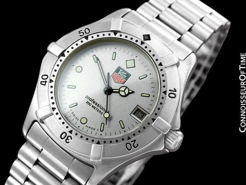 Tag Heuer Professional 2000 Mens Diver Watch, WE1211R - Stainless Steel