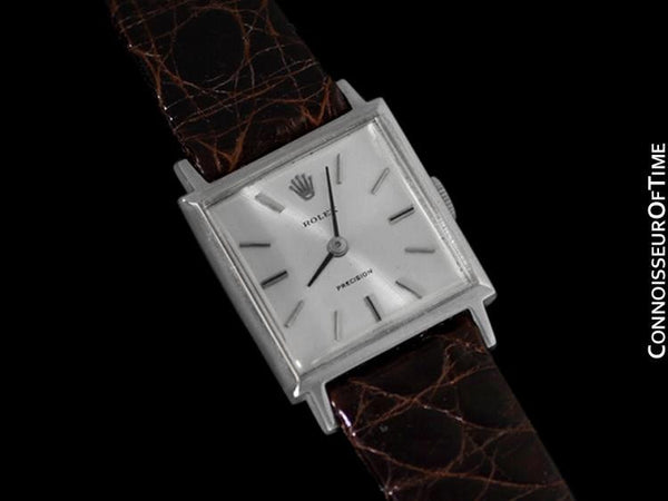 1974 Rolex Precision Ladies Vintage Pre-Cellini Dress Watch, Silver Dial - Stainless Steel