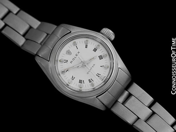 1966 Rolex Oyster Precision Classic Vintage Ladies Handwound Watch, Stainless Steel